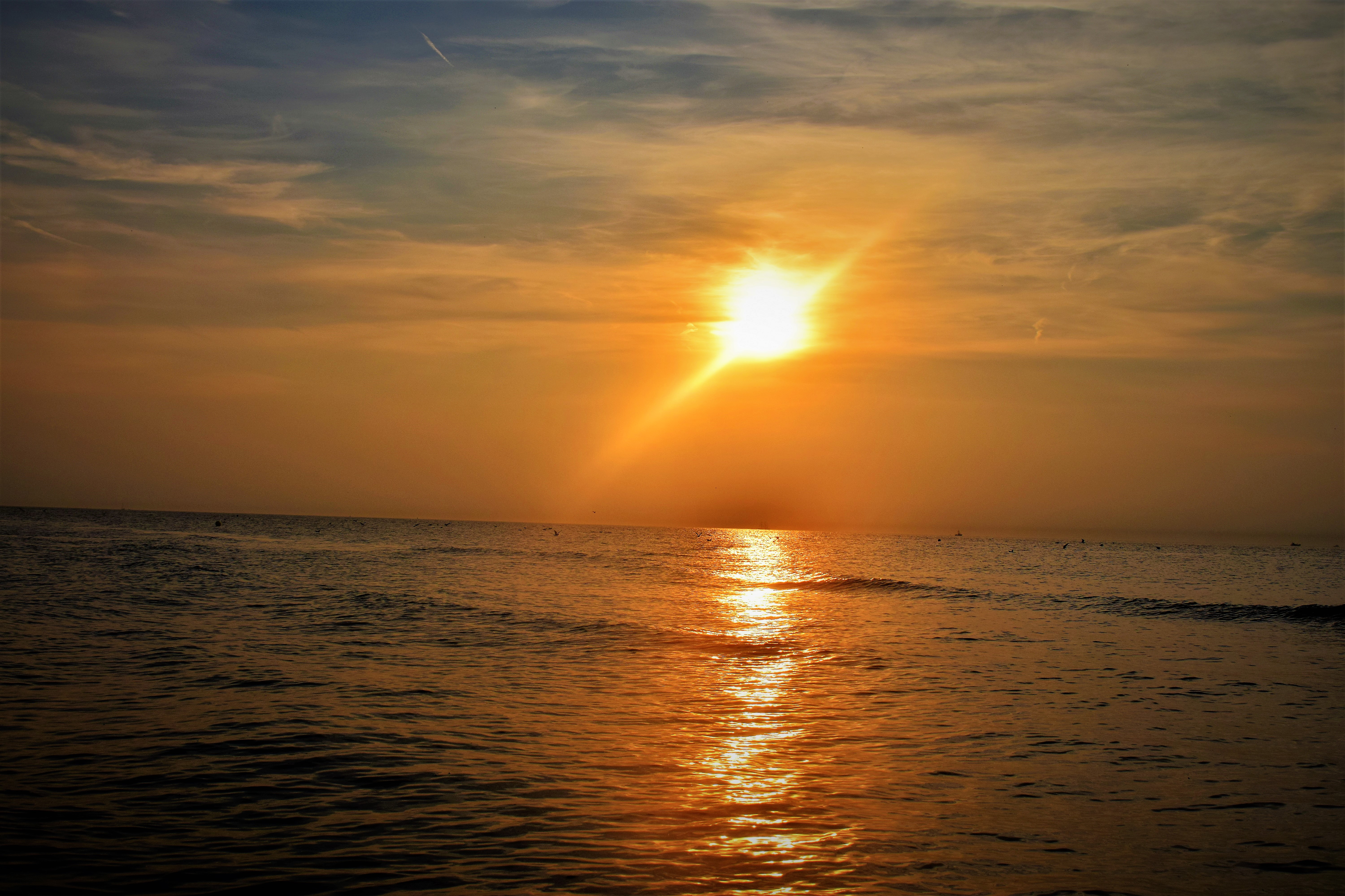 coucher de soleil en Grèce
